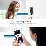 Wireless Wi-Fi Video Doorbell Camera with Two Way Audio, AI Motion Detection, Night Vision and Cloud Storage, 2.4G Wi-Fi only - Image 5