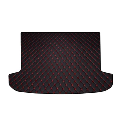 Tapis de Voiture sur Mesure pour Lexus ES en Cuir Premium Noir et Rouge