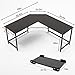 soges L Shaped Office Desk, L Desk Computer Corner Desk, 59 x 59 inches Large L Shaped Desk for Home Office, Sturdy Writing Desk Writing Workstation Gaming Table