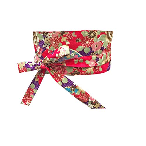 MAYSONG Japanese Kimono Cardigan Obi Belt Woman Yukata Waistband