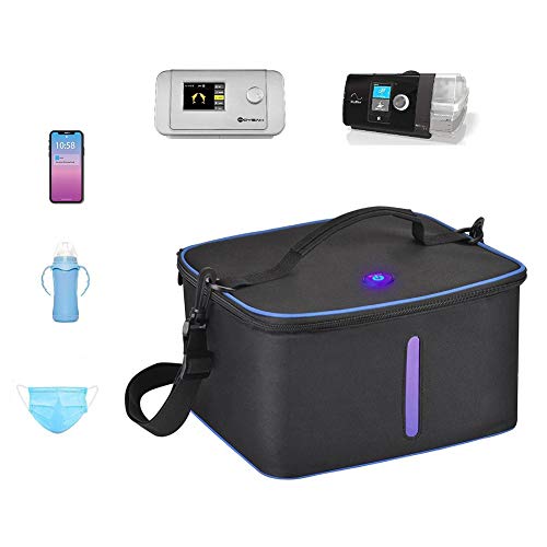 KUMIAO UV Sterilizer Bag Portable Travel - 99.9% Germ Killing Cleaner, Ozone-Free For CPAP Masks, Accessories, Mobile Phones & Clothes KUMIAO UV Sterilizer Bag Portable Travel - 99.9% Germ Killing Cleaner, Ozone-Free For CPAP Masks, Accessories, Mobile Phones & Clothes