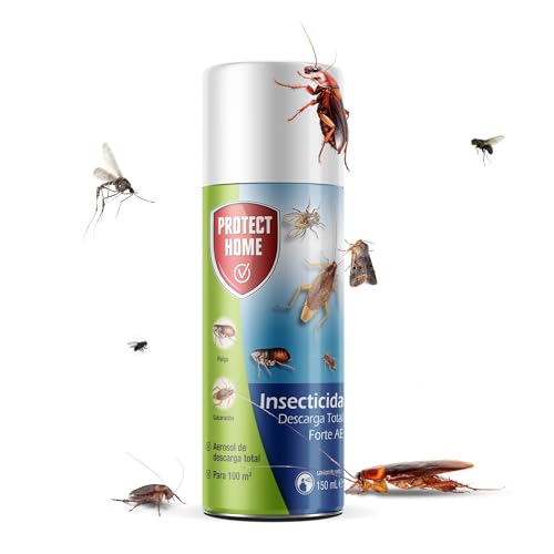 Insecticida Descarga Total Automática | Elimina Insectos Voladores y Rastreros en Lugares de Difícil Acceso | Acción Rápida en 3 Minutos | Larga Duración | Fácil de Usar y Eficaz