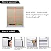 Cordless Cellular Shades No Drill No Tools Blinds Blackout Honeycomb Blinds for Windows Easy to Install Custom Cellular Blinds Privacy Window Blinds Shades, 51 1/2 W x 48 L, Blackout White