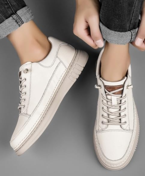 Men's Casual Leather Shoes, Slip-on Light Retro Leather Loafers, Oxford Derby Style, Business, Driving, Formal, Party3