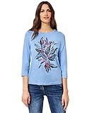 Cecil Damen B318777 Bedrucktes T-Shirt, Tranquil Blue, XL