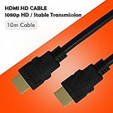 MSC HDMI Cable 10m Features 1080p High definition 10 Meter Lead - viewing Compatible with Fire TV, Apple TV, Xbox PlayStation PS4 PS3 PC Audio Return Channel 1080-10m - Image 6