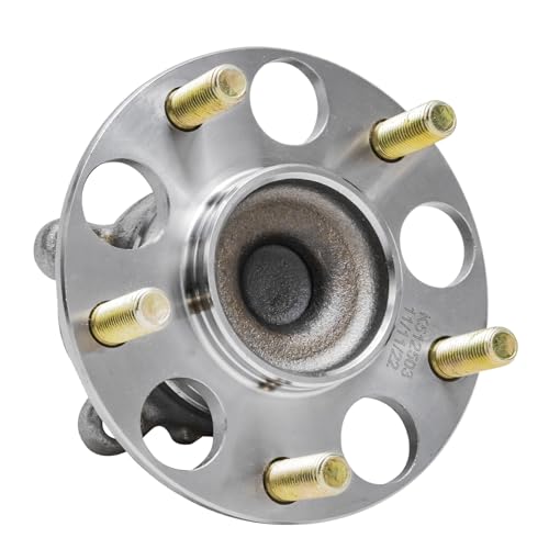 Image of Detroit Axle - Pair Rear Wheel Bearing Hubs for 2013-2015 Honda Civic 2013-2018 ILX 2 Wheel Hub Bearings Assembly 2014 Replacement
