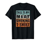 BBQ Smoker Themed Retro - Vintage My Meat Smoking T-Shirt