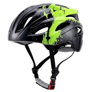 BOSONER Kinder Fahrradhelm Skaterhelm Verstellbar: Leichter Kinderhelm Multisport Helm für Jungen Mädchen 3–12 Jahre - Fahrrad Skateboard Scooter BMX - 48–56 cm (Grün, S)