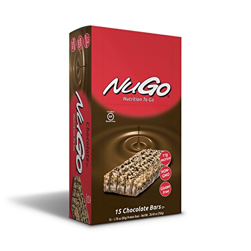 NuGo Protein Bar, Chocolate Banana, 13g Protein, 190 Calories, Gluten