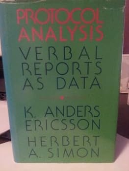 Hardcover Protocol Analysis : Verbal Reports as Data Book