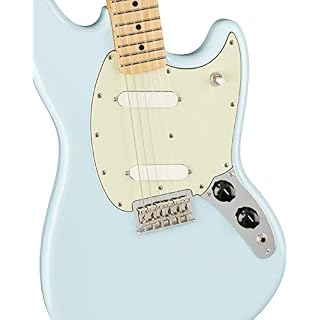 Player Mustang MN Sonic Blue - Les Beatles, Paul McCartney, John Lennon, RIngo Starr, George Harrison Player Mustang MN Sonic Blue – Image 3