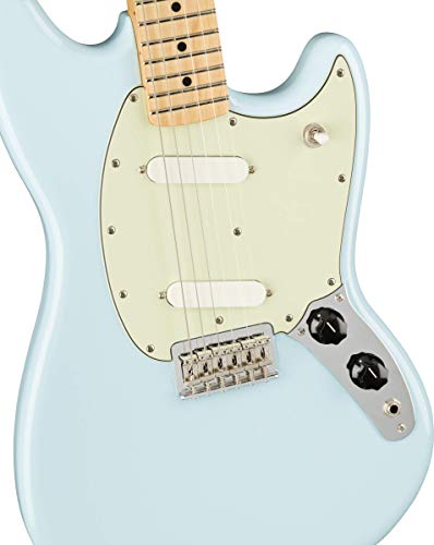 Player Mustang MN Sonic Blue - Les Beatles, Paul McCartney, John Lennon, RIngo Starr, George Harrison Player Mustang MN Sonic Blue – Image 4