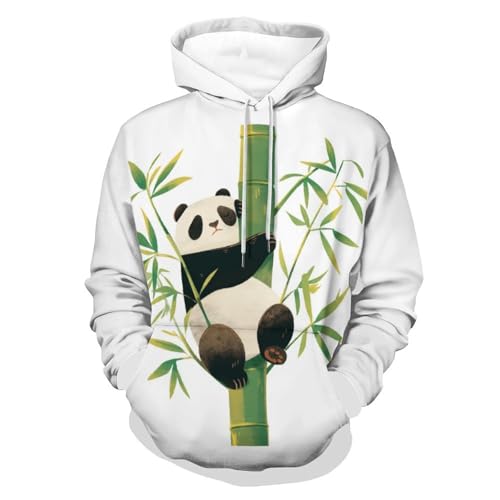 Sweat à capuche panda mignon un cadeau original pour homme femme en S