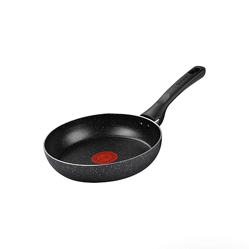 Frigideira Rochedo Stone Pro 20cm Preta com Efeito Pedra e Antiaderente Minerium, Alta Res...