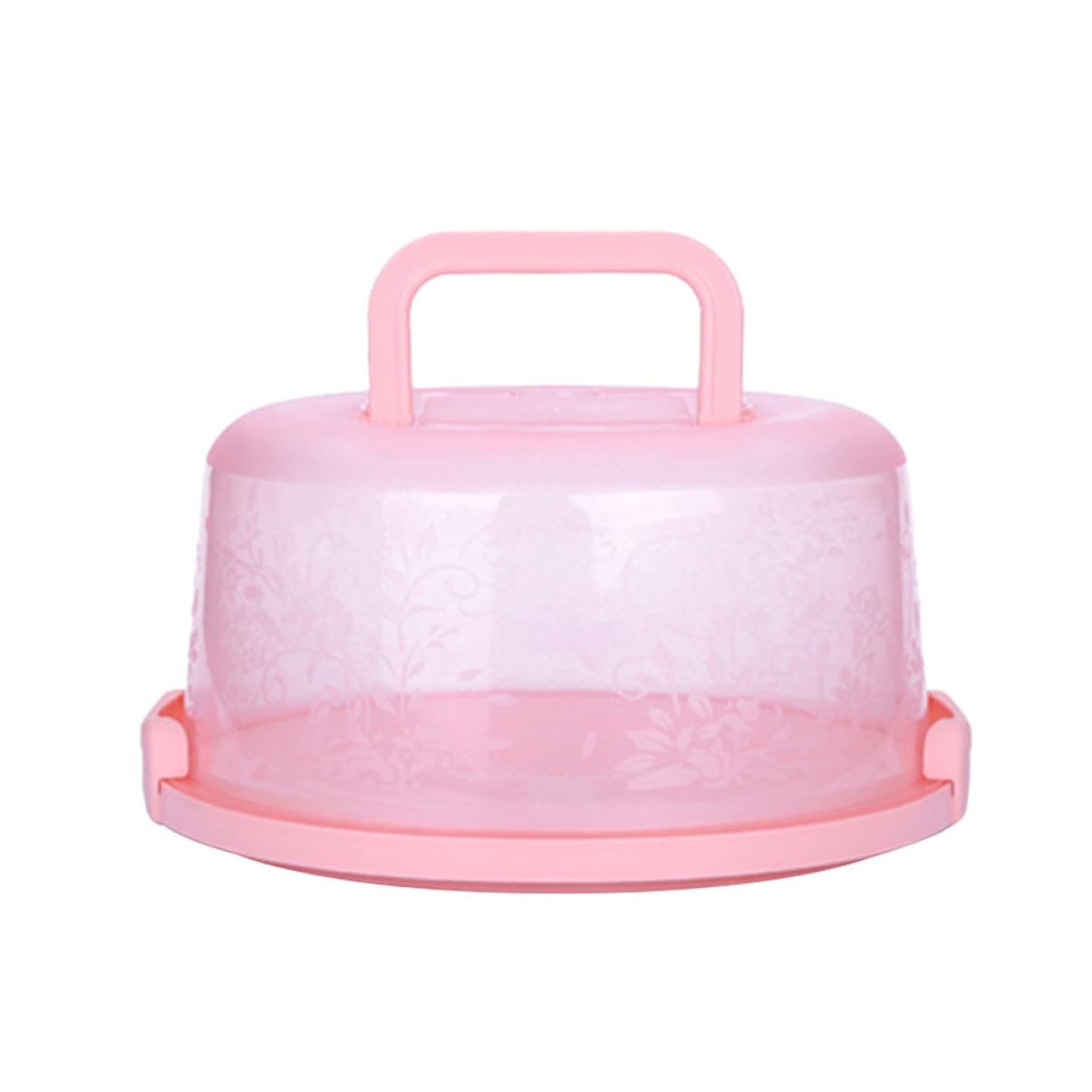 Cabilock Box Portable Plastic Cake Box for Food Storage and Organization Refrigerator for Fruits and Vegetables Secure Locking Lid Random Color