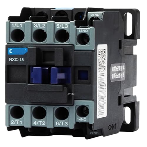 Contacteur de puissance NXC-18 18A avec contact NC pour coupure automatique fiable