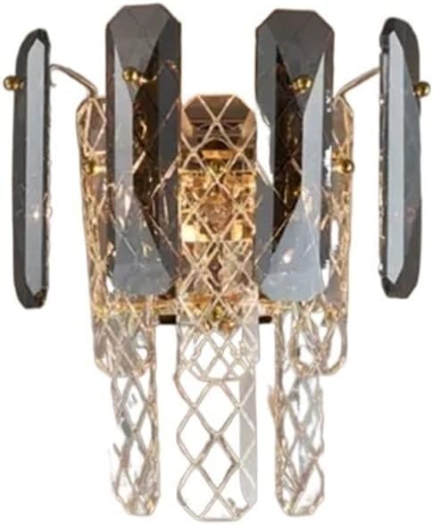 Lámpara de Pared de Cristal de Lujo Moderna, lámpara de Pared Decorativa de Fondo para Sala de Estar, luz Colgante