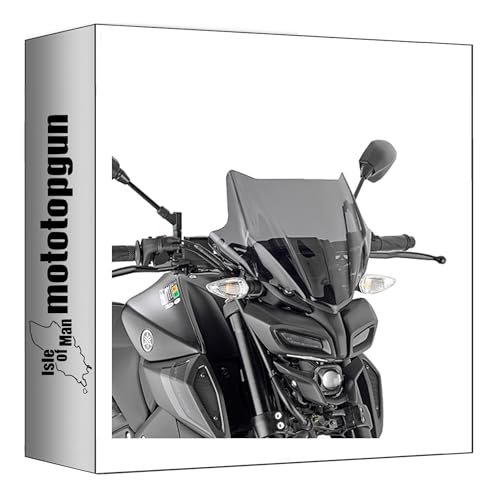 Givi bulle fumée 2166a déviez le vent sur votre Yamaha MT 125 2020-2024