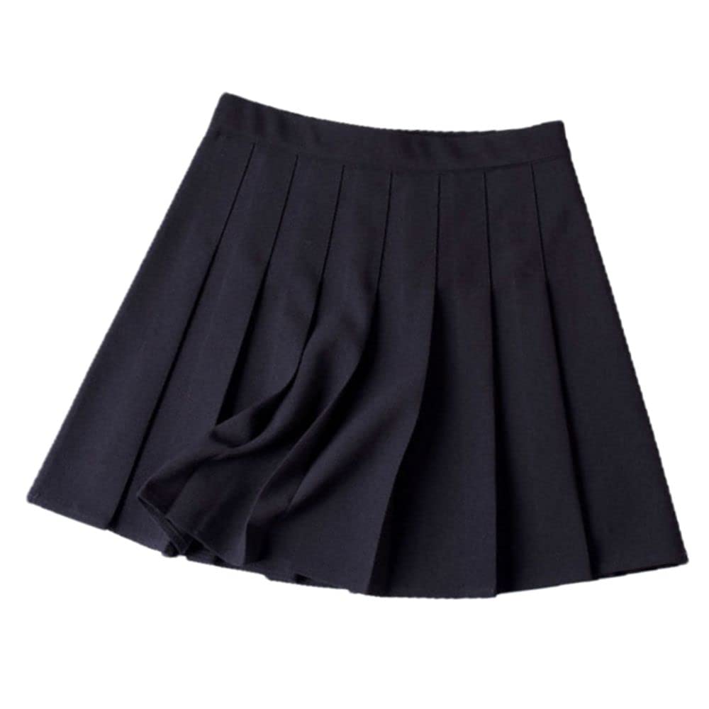 Jupe d'été confortable contre la chaleur coupe trapèze noire taille M