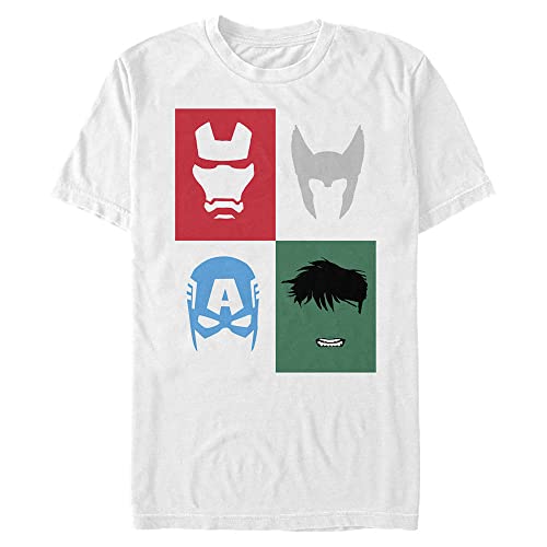 Marvel Masques Avengers T-Shirt Homme cadeau anniversaire original