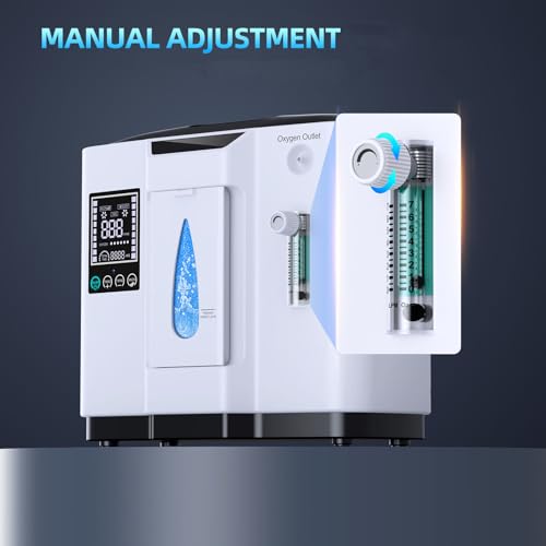 Oxygen Concentrator Machine, Portable Oxygen Concentrator for Travel and Home, Continuousand Stable Oxygen, with Oxygen Tubing, Low Noise - Image 6