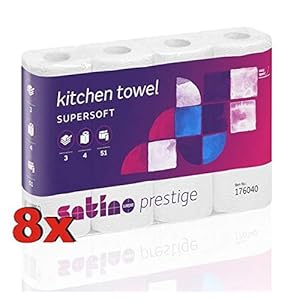 Satino Keukenrollen 32 rollen 8 x 4 stuks keukenrollen