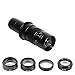 Microscopes Equipment 0.75X 0.5X 2.0X Barlow Auxiliary Objective Glass Lens for 300X 180X C Mount Lens Industry Video Digital Microscope Camera(2X)