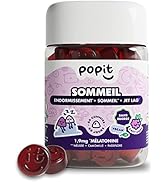 POP IT Mélatonine 1,9mg - 60 Gummies Sommeil Adulte - Cure de 2 Mois - Sans Sucres, Vegan, Goût M...