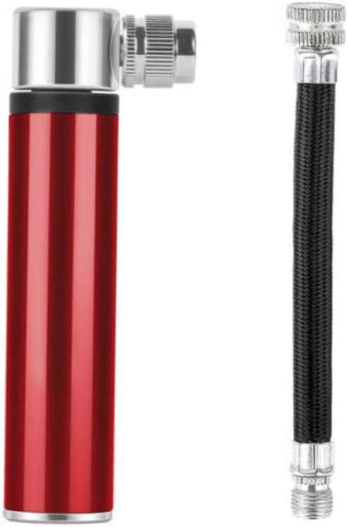 Hemoton Mini Bike Tire Air Pump Portable Aluminum Alloy Bike Pump Secure Thread Cycling Tire Inflator
