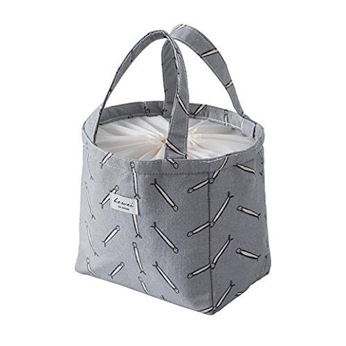 ZARLLE Aislamiento TéRmico Almuerzo Caja Almuerzo Bolso Cooler Bag Bolsa De Contenedor, Multiuso Caja De Almuerzo para Hombres,Mujeres,NiñOs,Bebé,Bolso TéRmico para Camping (Un tamaño, Z Gris)
