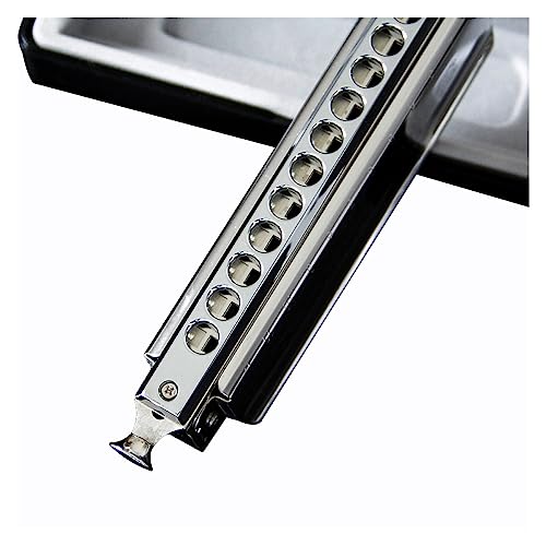 PacuM Harmonica par Instrument Key Harmonica Chromatique Orgue à Bouche 12 Trous avec 48 Tons de C Key Harmonica - Les Beatles, Paul McCartney, John Lennon, RIngo Starr, George Harrison PacuM Harmonica par Instrument Key Harmonica Chromatique Orgue à Bouche 12 Trous avec 48 Tons de C Key Harmonica – Image 4