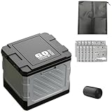 ocpcrn Car Portable Toilet for Mercedes-Benz Sprinter 2500,Portable Camping Toilet for Adults,Floding Emergency Toilet with Lid,Temporary Potty,for Outdoor Camping,Traffic Jams,Grey