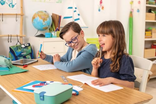 Dreikant-Bleistifte aus Holz mit Minenstärke B im Set von zwei Stück – Bild 5