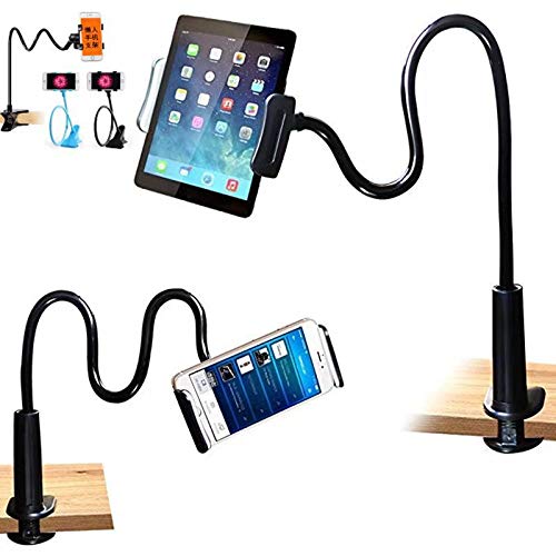 100cm Black Phone Holder Bed Gooseneck Mount, Gooseneck Phone and Tablet Holder, Flexible Arm 360 Mount Clip Adjustable Bracket Clamp Stand for Bed, Desk, Table (Black) (B0D5KR37VS) Amazon Price History, Amazon Price Tracker