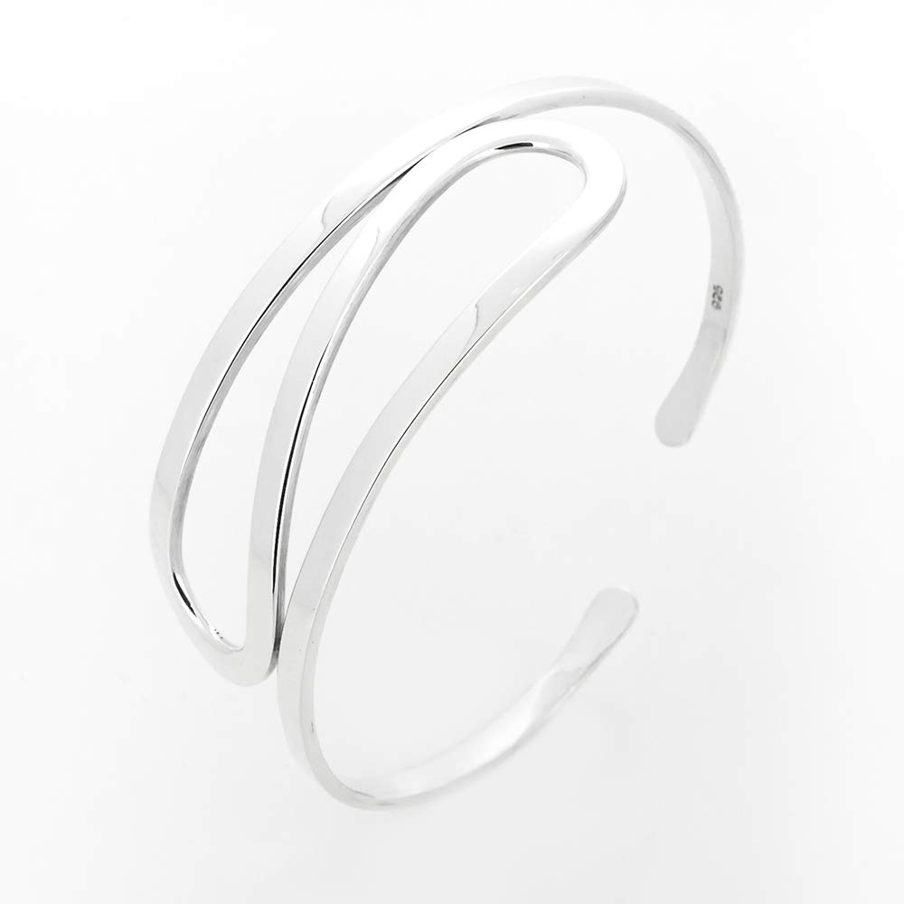 Image secondaire de Treasure Bay Bracelet femme classique en argent sterling 925, 17 cm (argent)