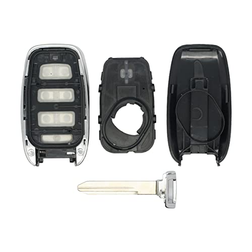 Coque de clé compatible Chrysler Pacifica Voyager avec télécommande 7 boutons et lame vierge - 3