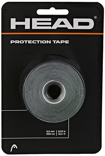 HEAD - Head Ruban de Protection de Cadre de Raquette de Tennis, 5 m, Noir (Lot de 2)