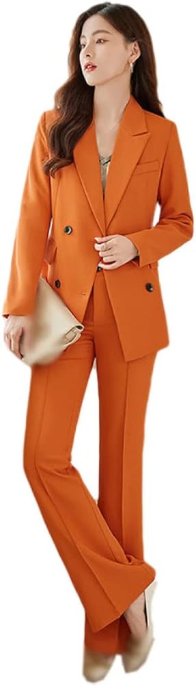 Amazon | [FDGFJ] レディース パンツスーツ セットアップ 2点セット