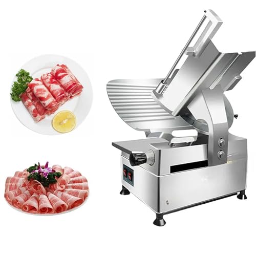 Cortadora automática de carne congelada 550W, acero inox 12 pulg.
