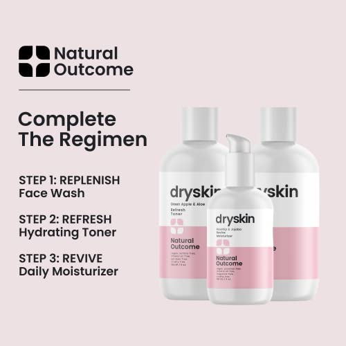 Natural Outcome Dry Skin Moisturizer Face Cream Skincare, Rosehip And Jojoba Oil Hydrating Facial Lotion With Hyaluronic Acid 4 Oz #TOP4