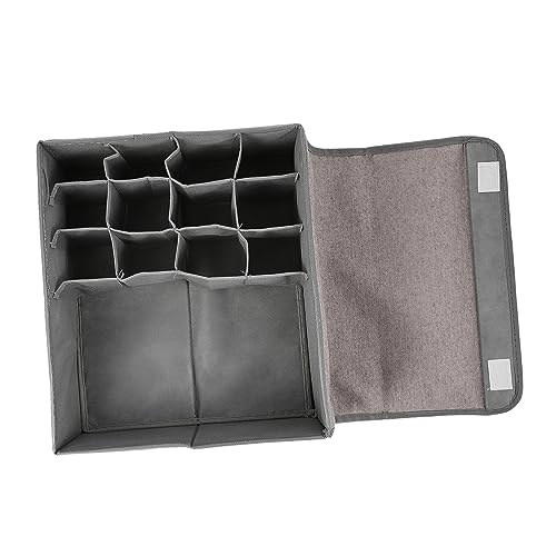 Balacoo 1Pieza Estuche de Almacenamiento de Ropa Interior con Compartimentos Organizador de Calcetines y Caja Multiusos para Armarios