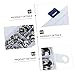 Hemoton 180pcs Countersunk Washers Stainless Steel Hollow Fisheye Gaskets for Decorative Use Home Car and Industrial Applications