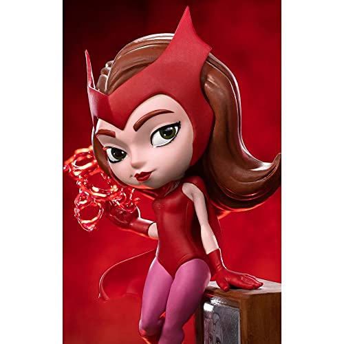 Iron Studios- WANDAVISION Halloween Wanda Minico IronStuidos Figurine, Multicolor, 18 Centimeters...
