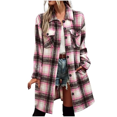 Manteau long en laine femme : l'élégance du motif écossais chic