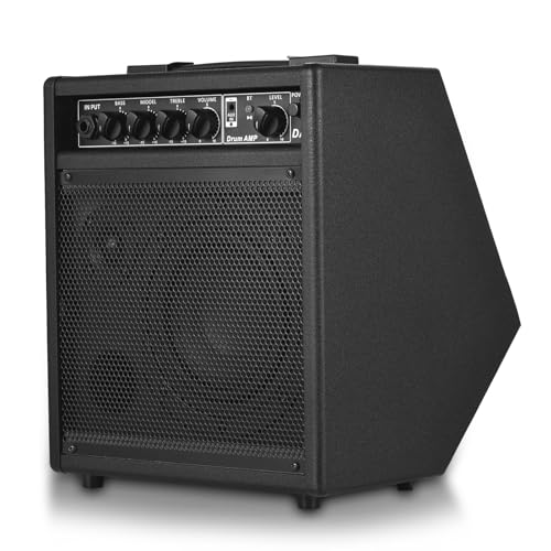 Jusiauai Altavoz de batería electrónica portátil de 25 W, Amplificador de batería, Altavoz para...