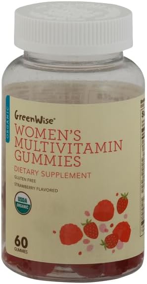 Green-Wise Organic Women's Multivitamin Gummies, Strawberry Flavor - 60 Gummies