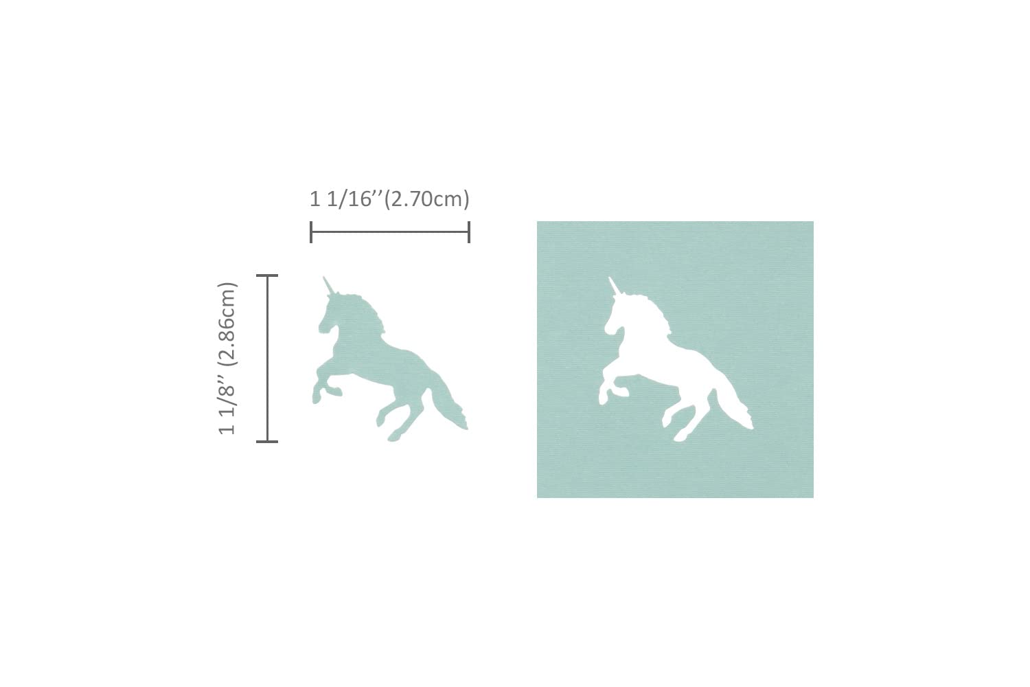 Bira Craft 1.5 inch Unicorn 3 Shape Lever Action Craft Punch for Paper Crafting Scrapbooking Cards Arts