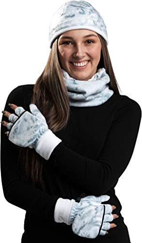 Neck Gaiter Warmer Women: Winter Cold Weather Polar Fleece Shield4