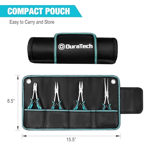 Duratech 4Pcs Long Reach Pliers Set With Pouch thumb #7